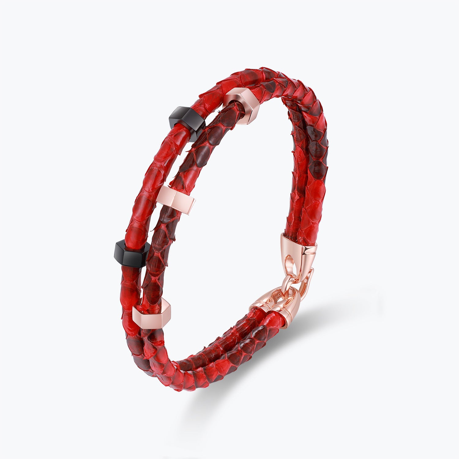 Dissoo® Luxury Stingray Bracelet with Rose Gold&Black Nuts (Unisex)
