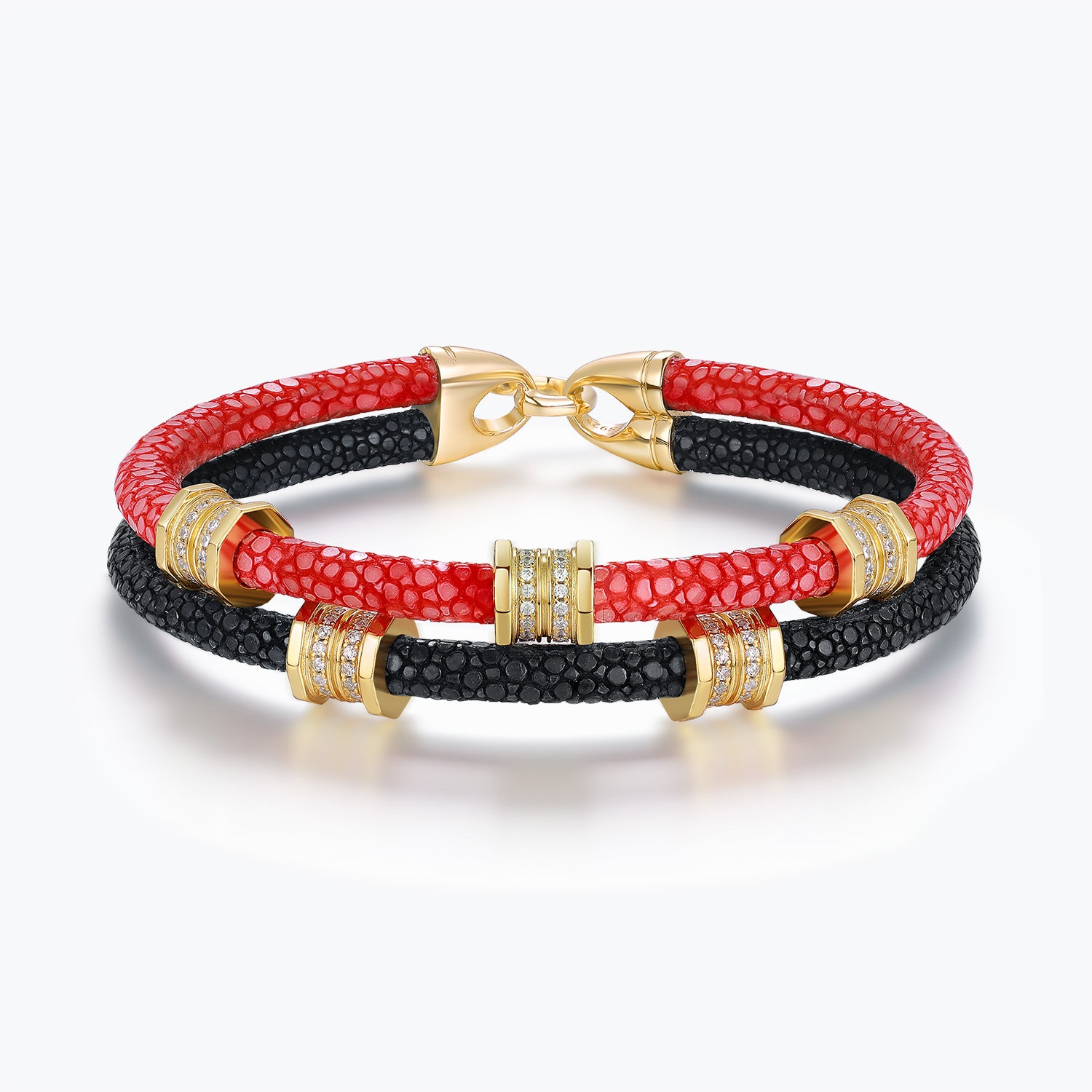 Dissoo® Luxury Stingray Bracelets with Gold Nut (Unisex)