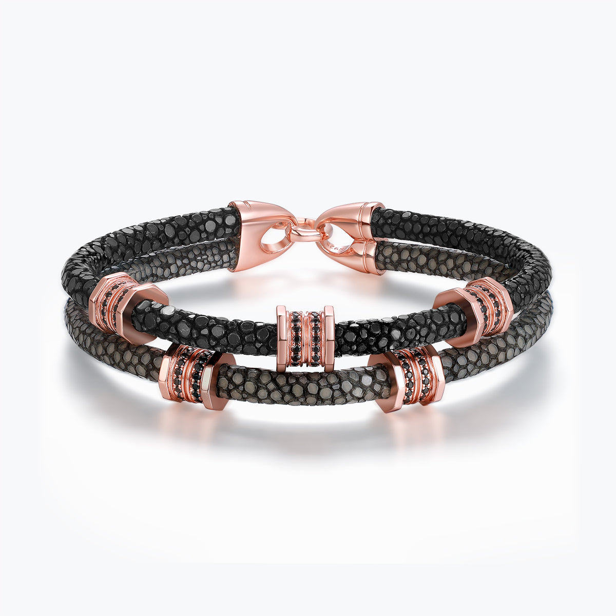 Dissoo® Luxury Stingray Bracelets with Rose Gold Nut (Unisex)
