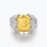 Dissoo® Yellow Bow Sterling Silver Cocktail Ring