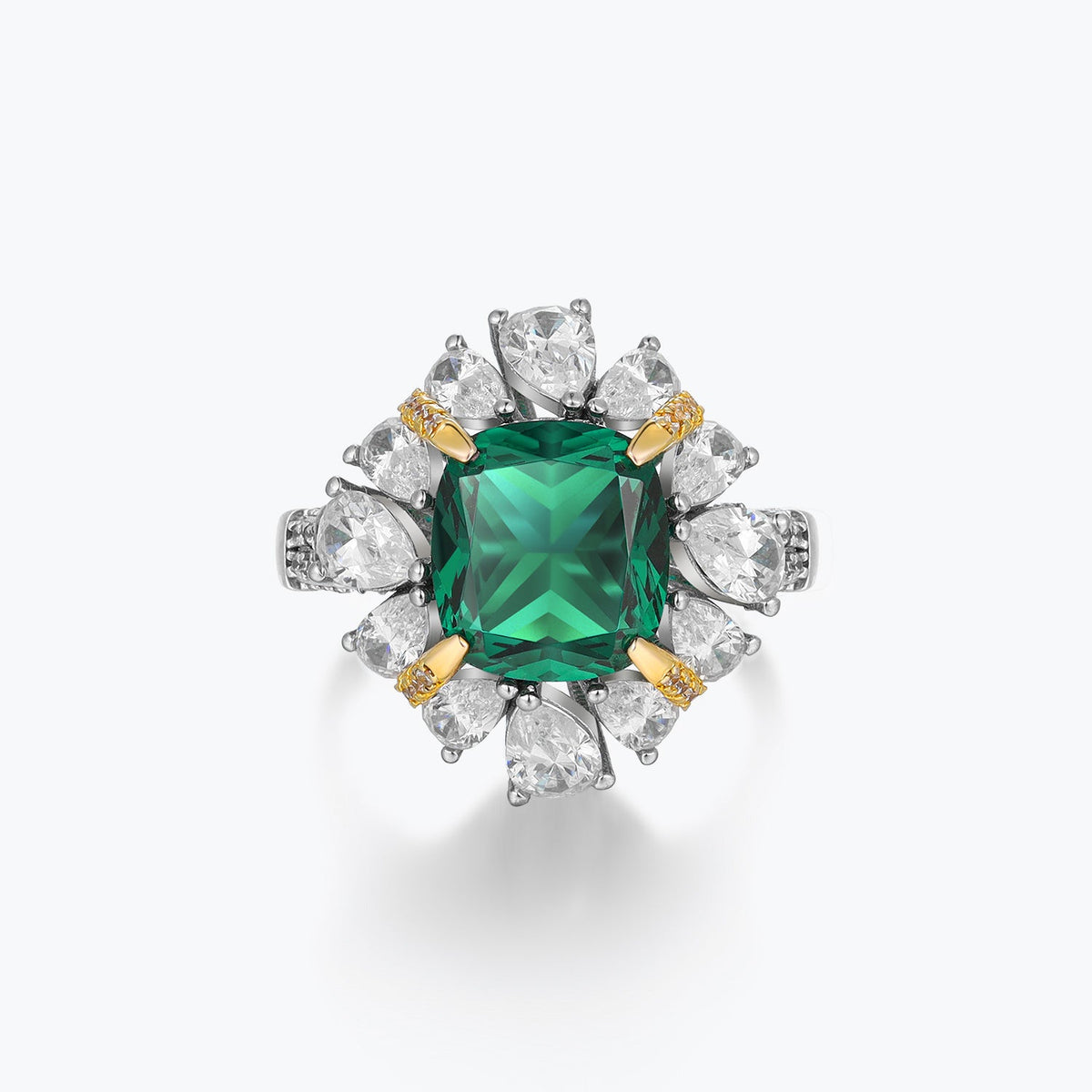 Cocktail Cluster Anniversary Ring - dissoojewelry