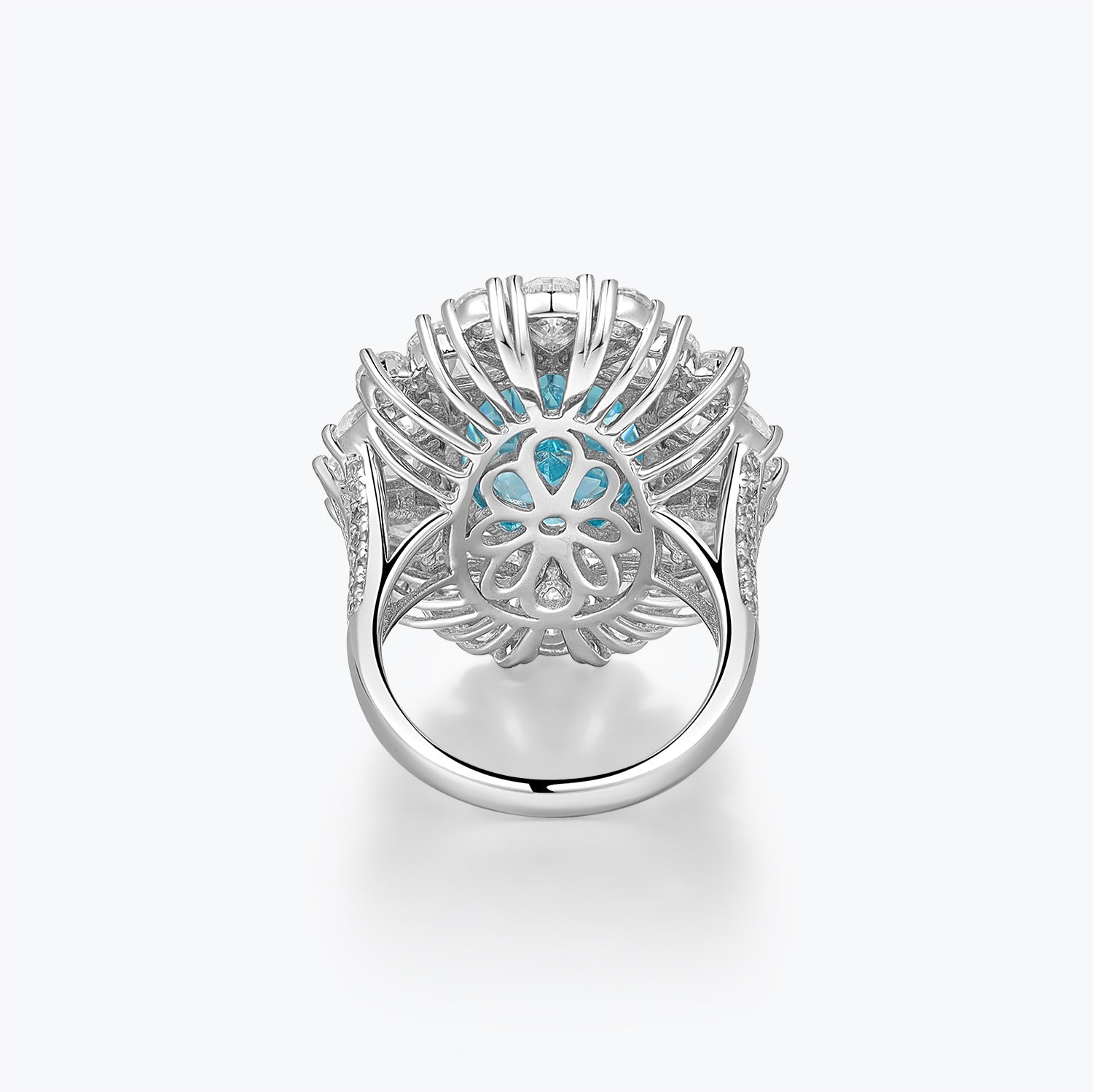Dissoo® Blue Paraiba Sterling Silver Ring - dissoojewelry