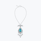 Dissoo® Vintage Chandelier Raindrop Wreath Necklace - dissoojewelry