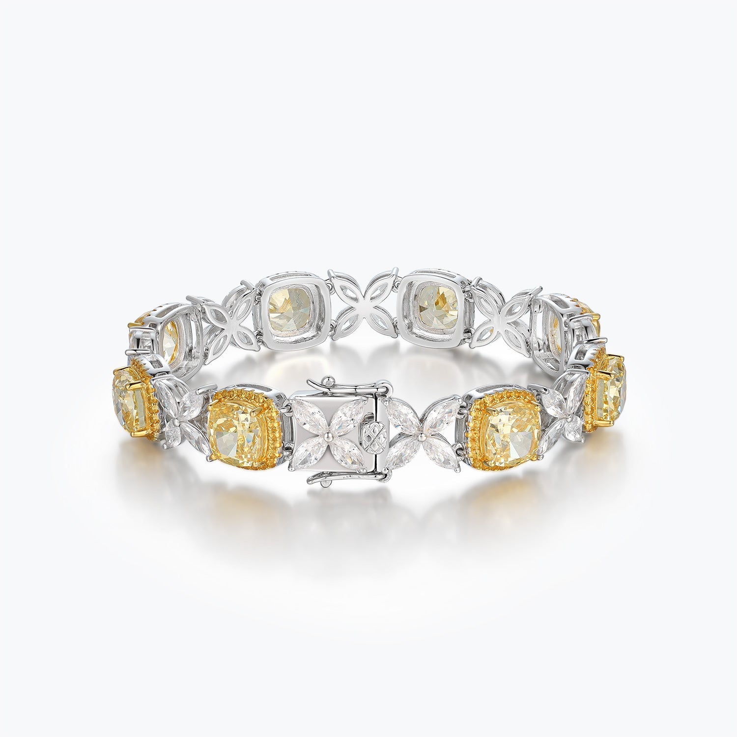 Yellow Gem Sterling Silver Bracelets - dissoojewelry