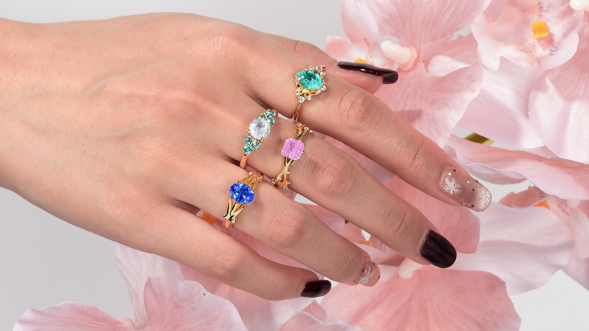 Ice-Crackle Gemstone Rings: Jewelry as Unique as Your Story