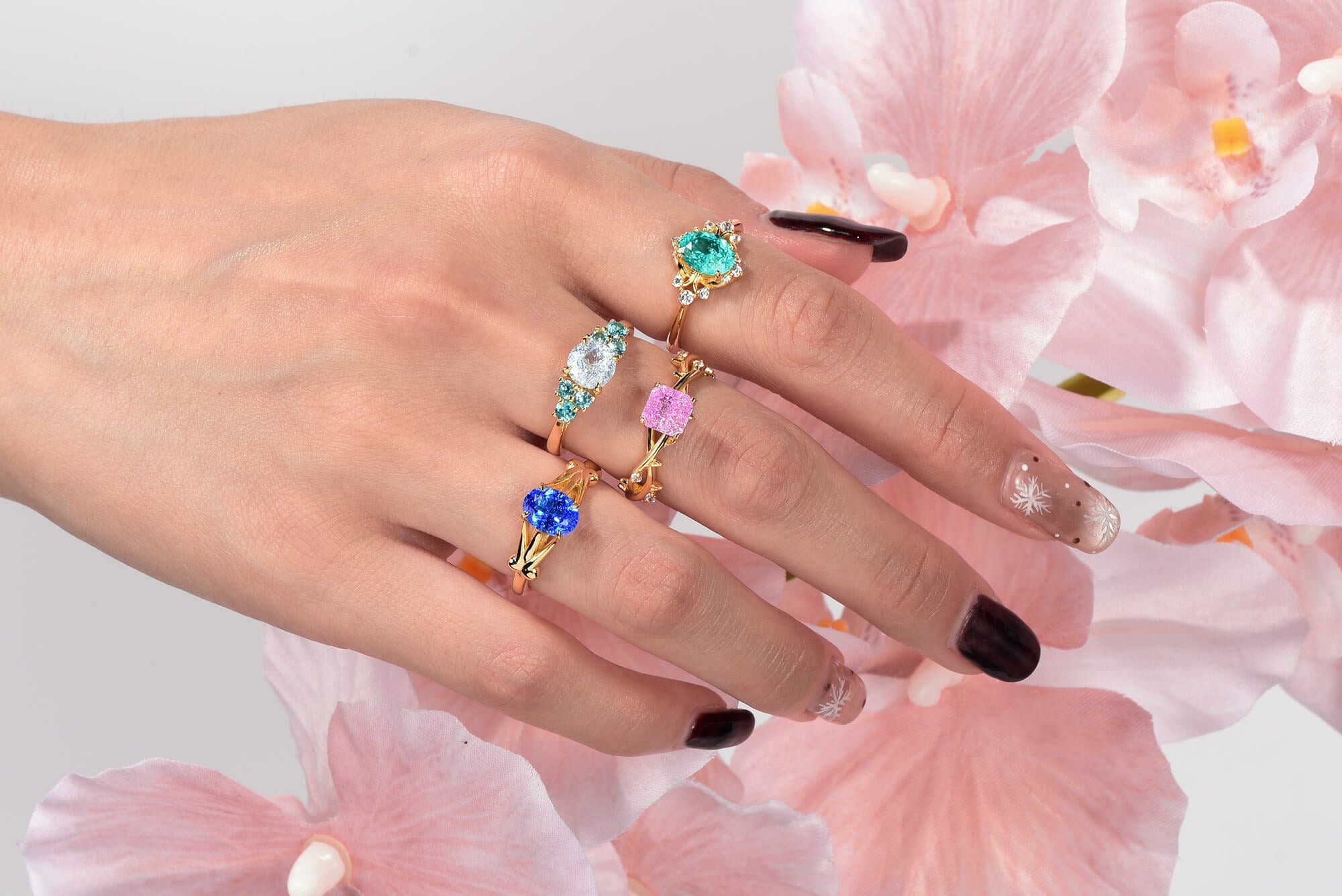 Ice-Crackle Gemstone Rings: Jewelry as Unique as Your Story