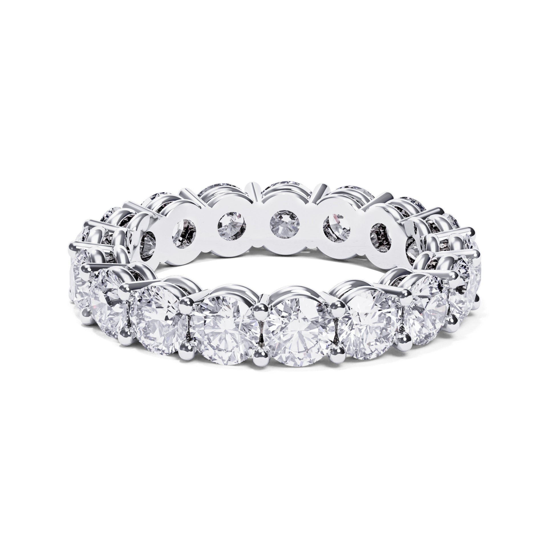 The Opulence 0.2 CT Round Cut  Full-eternity Band Ring