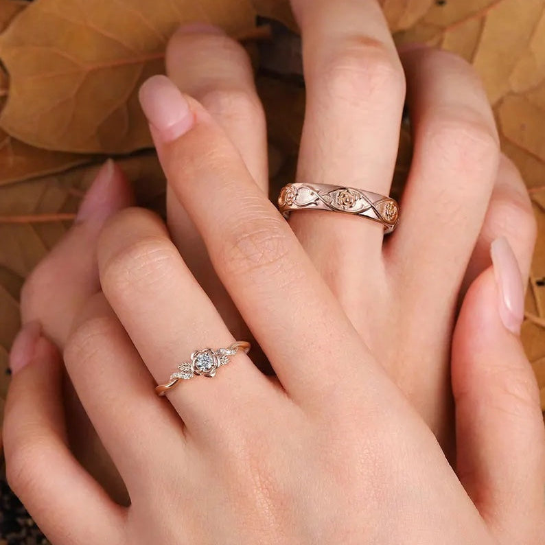 Bague vintage Rosetta en pierre précieuse bleue ovale taillée émeraude