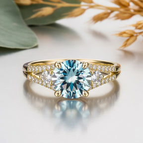 Azura Sky Blue Gemstone Ring