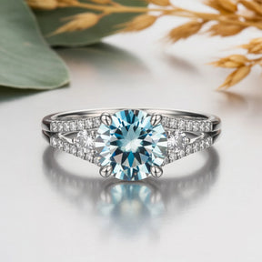 Azura Sky Blue Gemstone Ring