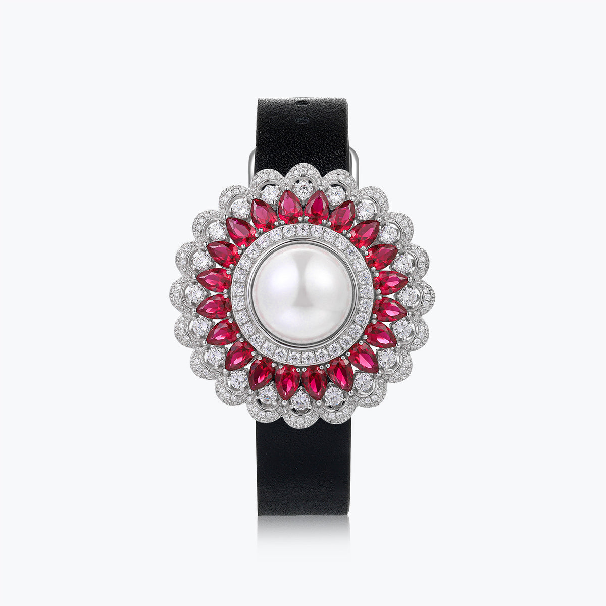 Dissoo® Convertible Faux Pearl Floral Cluster Brooch & Bracelet