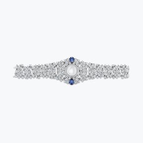 Dissoo® Sterling Silver Pearl Zircon Bracelet