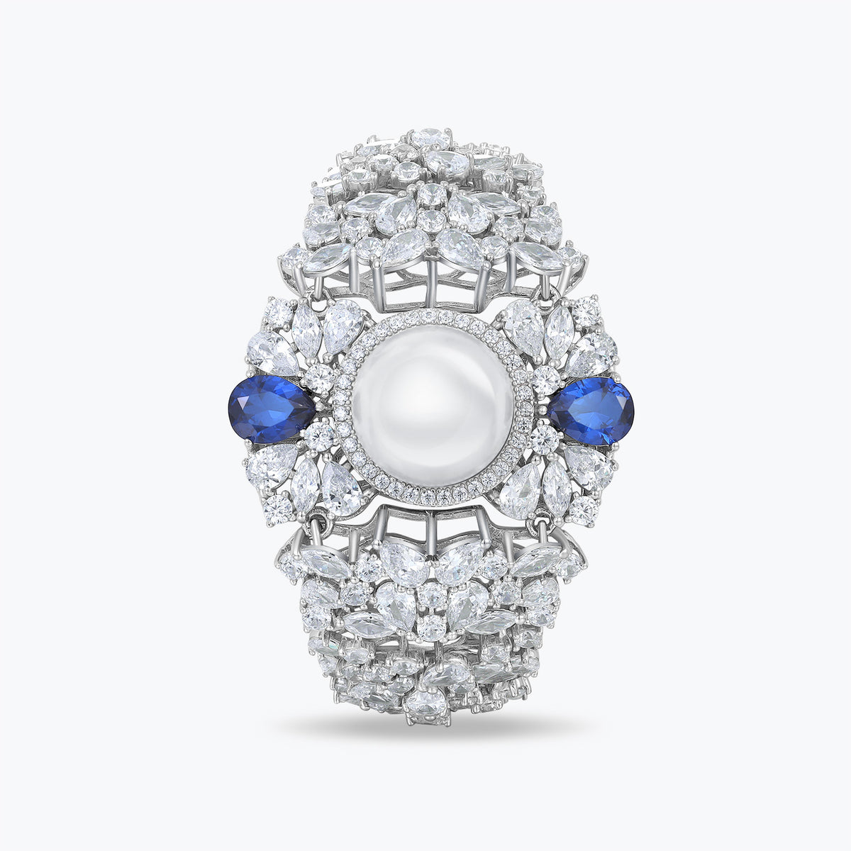 Dissoo® Sterling Silver Pearl Zircon Bracelet