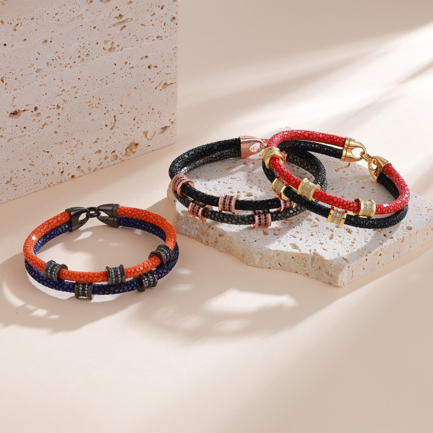 Unisex Metal Bracelets | Gold | BrandFactoryPro