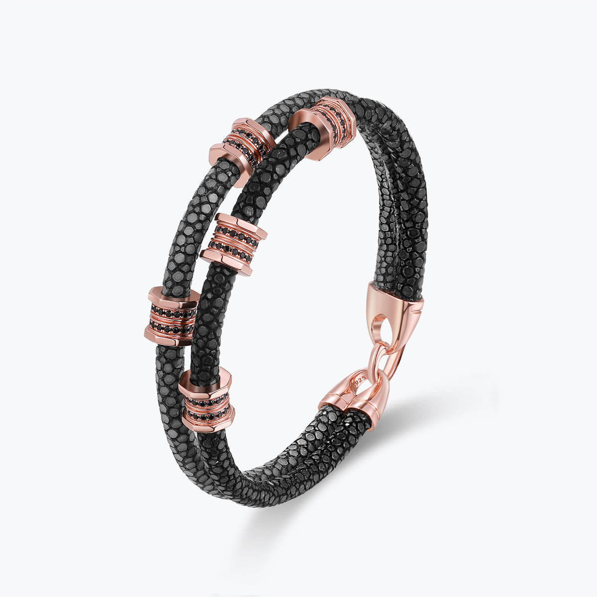 Dissoo® Luxury Stingray Bracelets with Rose Gold Nut (Unisex)