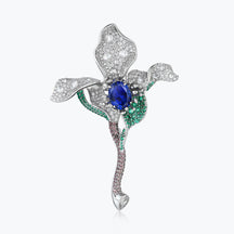 Dissoo® Colorful French Pave Fresh Flower Brooch/Pin - dissoojewelry