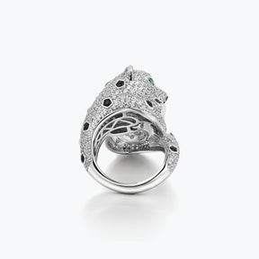 Dissoo® French Pave Cheetah Pearl Wrap Ring - dissoojewelry
