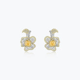Dissoo® Sterling Silver Flowers Stud Earrings - dissoojewelry
