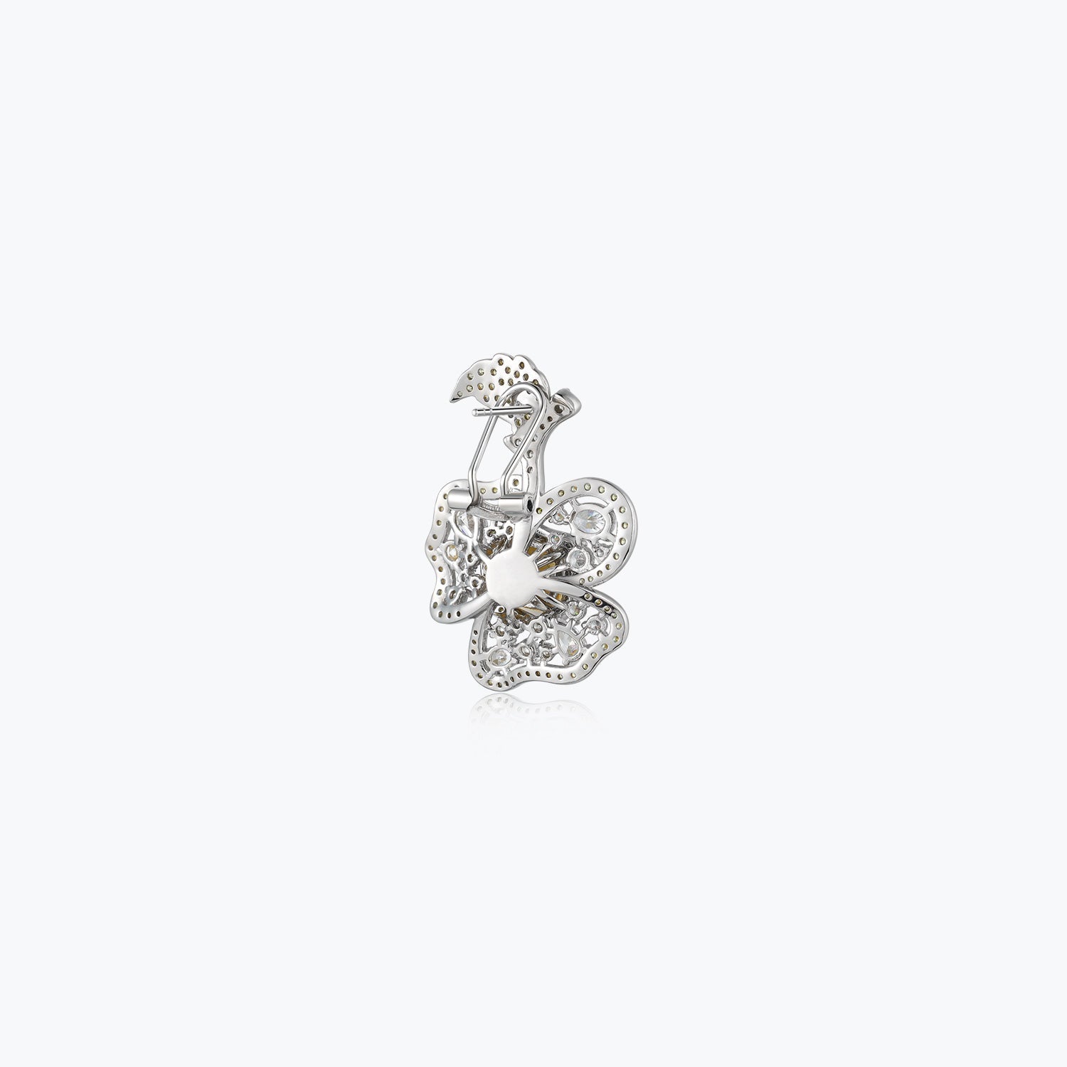 Dissoo® Sterling Silver Flowers Stud Earrings - dissoojewelry