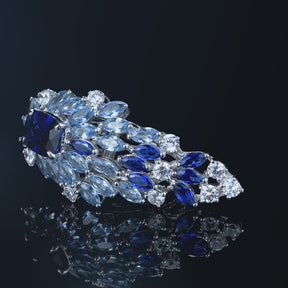 Dissoo® Peacock Sapphire Blue Wing Ring